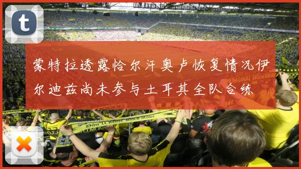 蒙特拉透露恰尔汗奥卢恢复情况伊尔迪兹尚未参与土耳其全队合练